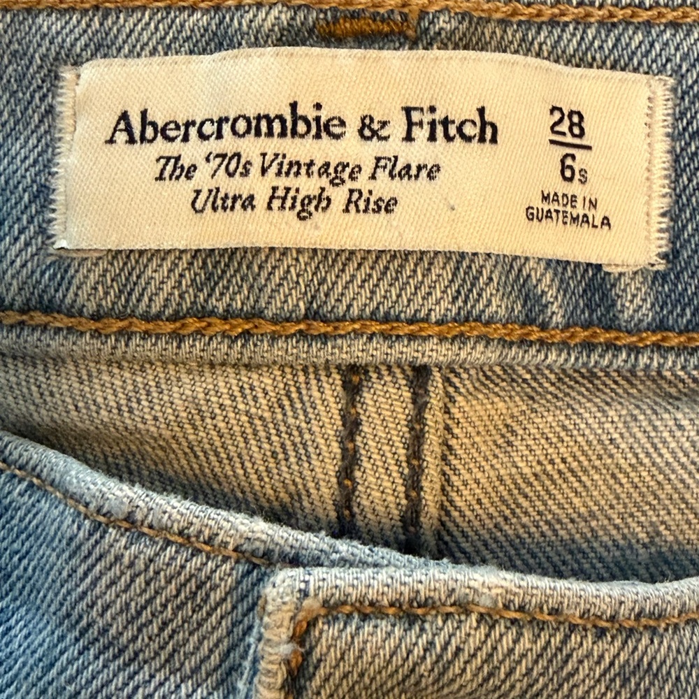 Abercrombie & Fitch 70’s vintage flare ultra high rise - Picture 5 of 6